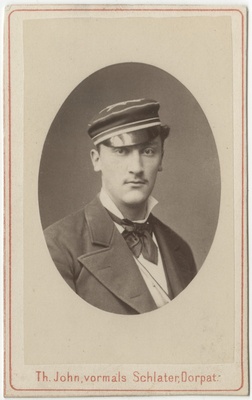 Korporatsioon "Estonia" liige Werner Zoege von Manteuffel, portreefoto  duplicate photo