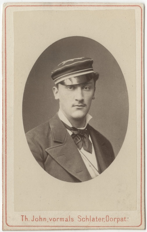 Korporatsioon "Estonia" liige Werner Zoege von Manteuffel, portreefoto