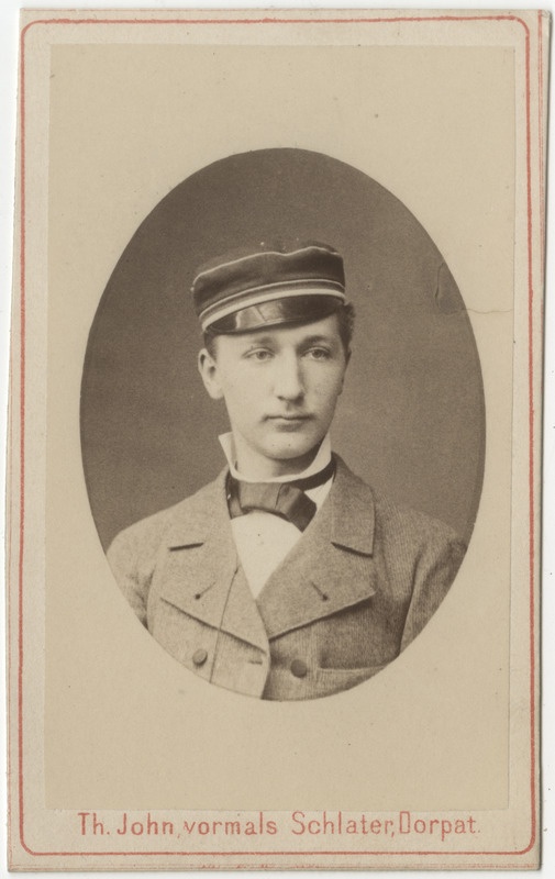 Korporatsioon "Estonia" liige Karl Kupffer, portreefoto