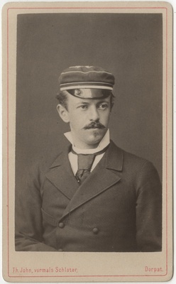 Korporatsioon "Estonia" liige Reinhold Wetter von Rosenthal, portreefoto  duplicate photo