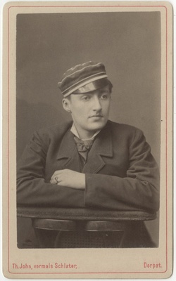 Korporatsioon "Estonia" liige Nikolai Riesenkampff, portreefoto  duplicate photo