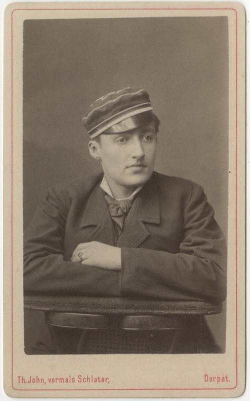 Korporatsioon "Estonia" liige Nikolai Riesenkampff, portreefoto