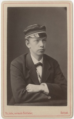 Korporatsioon "Estonia" liige Konstantin von Wistinghausen, portreefoto  duplicate photo