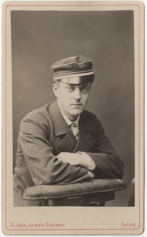 Korporatsioon "Estonia" liige Wilhelm Greiffenhagen, portreefoto