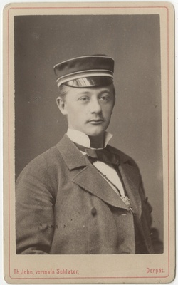 Korporatsioon "Estonia" liige Hermann Stillmark, portreefoto  duplicate photo