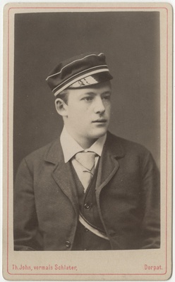 Korporatsioon "Estonia" liige Alfred Frantzen, portreefoto  duplicate photo