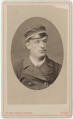 Korporatsioon "Estonia" liige Robert von Voigt, portreefoto  duplicate photo