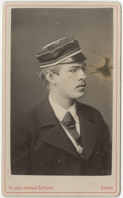 Korporatsioon "Estonia" liige Max Krause, portreefoto  duplicate photo