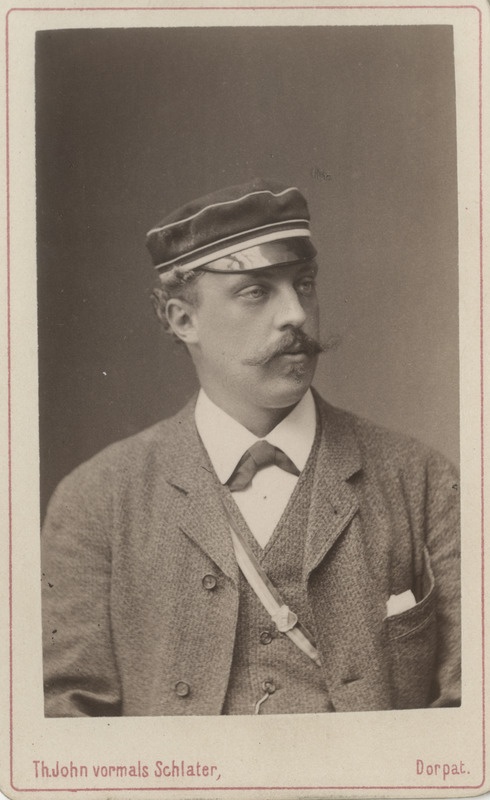 Korporatsioon "Estonia" liige Konstantin Müller, portreefoto