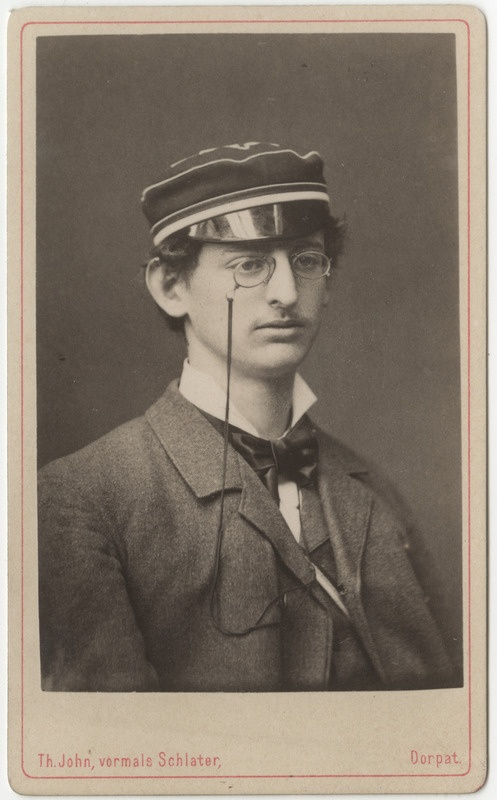 Korporatsioon "Estonia" liige Louis Favre, portreefoto