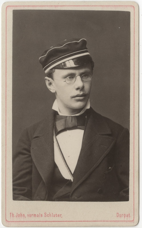 Korporatsioon "Estonia" liige Eduard von Bodisco, portreefoto