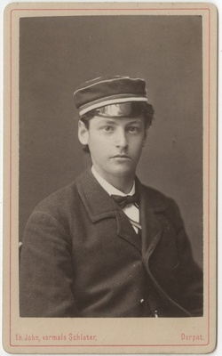 Korporatsioon "Estonia" liige Nikolai von Schulmann, portreefoto  duplicate photo