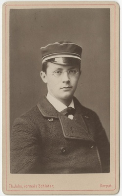 Korporatsioon "Estonia" liige Oskar Wulff, portreefoto  duplicate photo