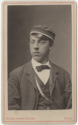 Korporatsioon "Estonia" liige Eugen Peters, portreefoto  duplicate photo