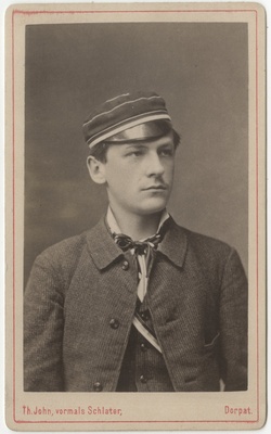 Korporatsioon "Estonia" liige Walter Schnell, portreefoto  duplicate photo