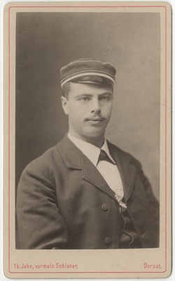 Korporatsioon "Estonia" liige Julius Frey, portreefoto  duplicate photo