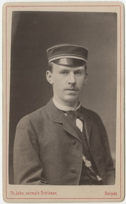 Korporatsioon "Estonia" liige Adolf von Ramm, portreefoto  duplicate photo