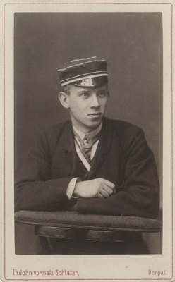 Korporatsioon "Estonia" liige parun Edmund Girard de Soucanton, portreefoto  duplicate photo