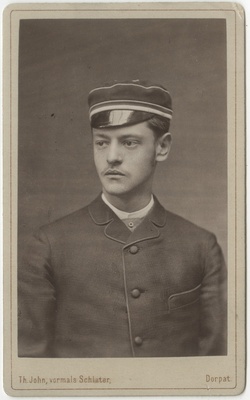 Korporatsioon "Estonia" liige parun Alexander Stael von Holstein, portreefoto  duplicate photo