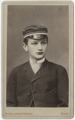 Korporatsioon "Estonia" liige parun Ernst Maydell, portreefoto  duplicate photo