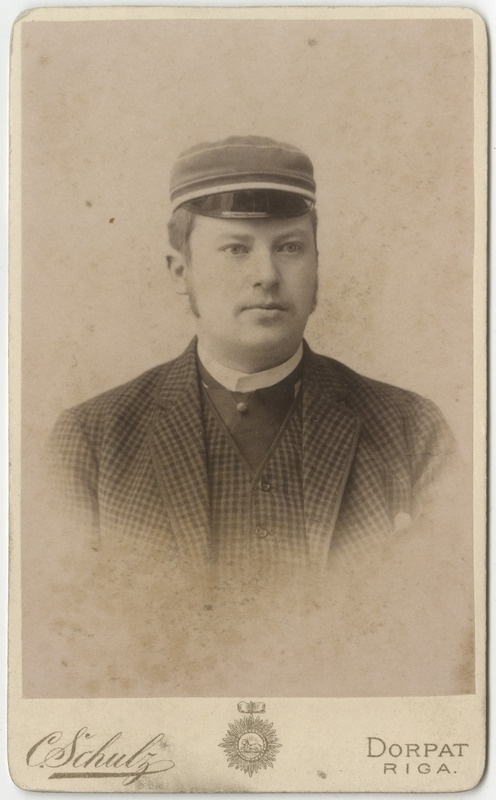 Korporatsioon "Estonia" liige Peter Zoege von Manteuffel, portreefoto