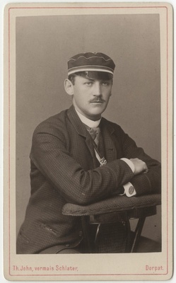 Korporatsioon "Estonia" liige Werner von Gruenewaldt, portreefot  duplicate photo