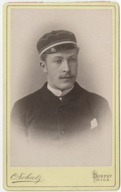Korporatsioon "Estonia" liige Eduard von Lueder, portreefoto