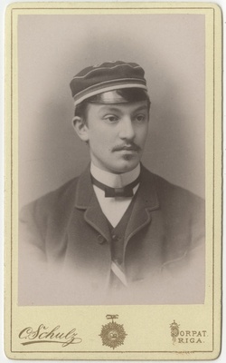 Korporatsioon "Estonia" liige Ernst Hörschelmann, portreefoto  duplicate photo