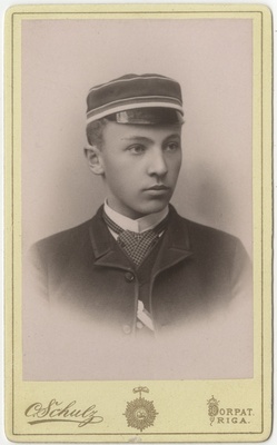 Korporatsioon "Estonia" liige Johannes Lockenberg, portreefoto  duplicate photo