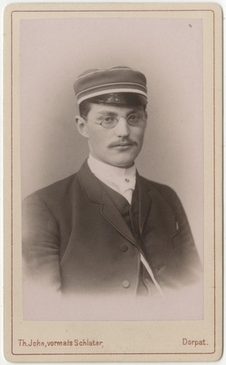 Korporatsioon "Estonia" liige Woldemar Lange, portreefoto  duplicate photo