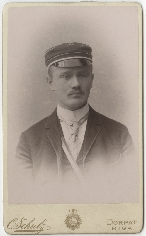 Korporatsioon "Estonia" liige Berend von Nottbeck, portreefoto
