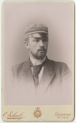 Korporatsioon "Estonia" liige Alexander (Alex) Schmidt, portreefoto  duplicate photo