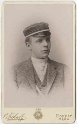 Korporatsioon "Estonia" liige Hellmut von zur Mühlen, portreefoto  duplicate photo