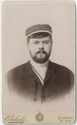 Korporatsioon "Estonia" liige Alexander von Harder, portreefoto  duplicate photo