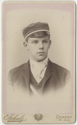 Korporatsioon "Estonia" liige Gerhard von zur Mühlen, portreefoto  duplicate photo