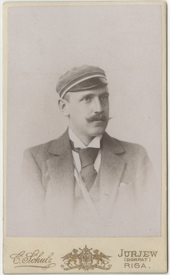 Korporatsioon "Estonia" liige Walter von Sivers, portreefoto  duplicate photo