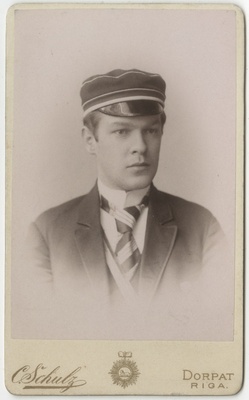 Korporatsioon "Estonia" liige Ottomar Nerling, portreefoto  duplicate photo