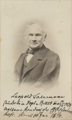 Korporatsioon "Estonia" vilistlane Leopold Salemann, portreefoto  duplicate photo