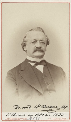 Korporatsioon "Estonia" vilistlane Wilhelm Becker, portreefoto  duplicate photo