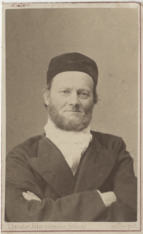 Korporatsioon "Estonia" vilistlane Eduard Hasselblatt, portreefoto