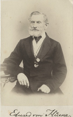 Korporatsioon "Estonia" vilistlane Eduard von Huene, portreefoto  duplicate photo