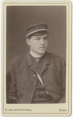 Korporatsioon "Estonia" liige Otto Greiffenhagen, portreefoto  duplicate photo