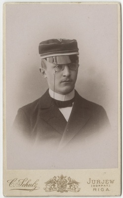 Korporatsioon "Estonia" liige Georg Wulff, portreefoto  duplicate photo