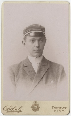 Korporatsioon "Estonia" liige Karl von Rennenkampff, portreefoto  duplicate photo