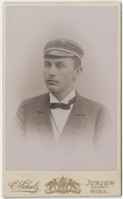 Korporatsioon "Estonia" liige Woldemar Kentmann, portreefoto  duplicate photo