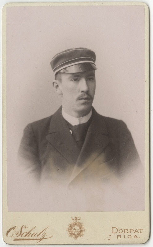 Korporatsioon "Estonia" liige Siegwart Michaelsen, portreefoto