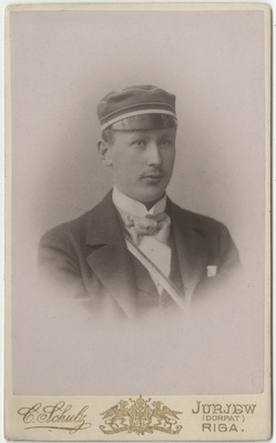 Korporatsioon "Estonia" liige Ernst von Krause, portreefoto  duplicate photo