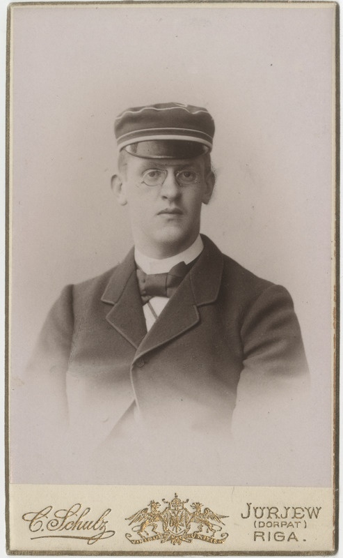 Korporatsioon "Estonia" liige Carlo Kügelgen, portreefoto