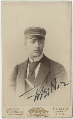 Korporatsioon "Estonia" liige Friedrich Bidder, portreefoto  duplicate photo