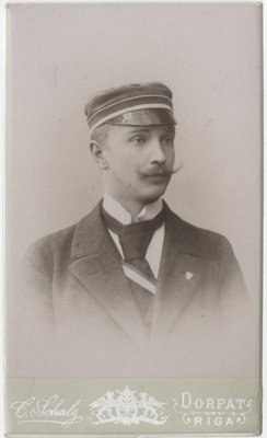 Korporatsioon "Estonia" liige Hermann Assmuth, portreefoto  duplicate photo